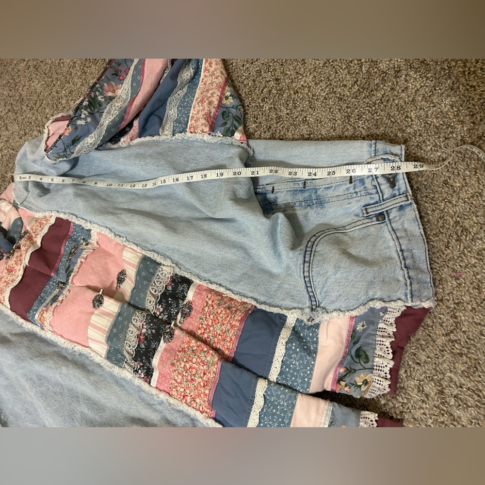 Levi's Multicolor Patchwork Upcycled Denim Jacket… - image 13